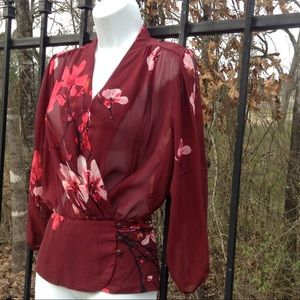 Eva Mendez flowering blouse